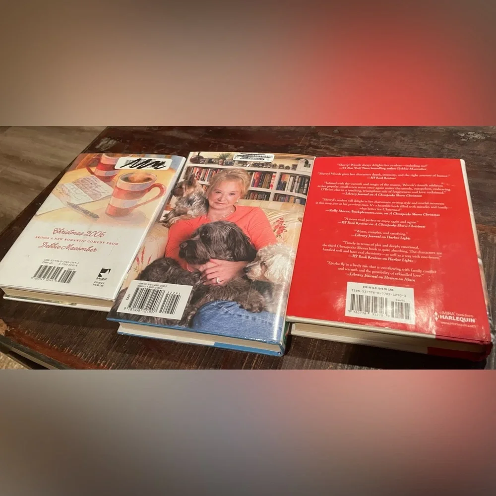 Three Christmas Hardcover Books by an array of popular authors